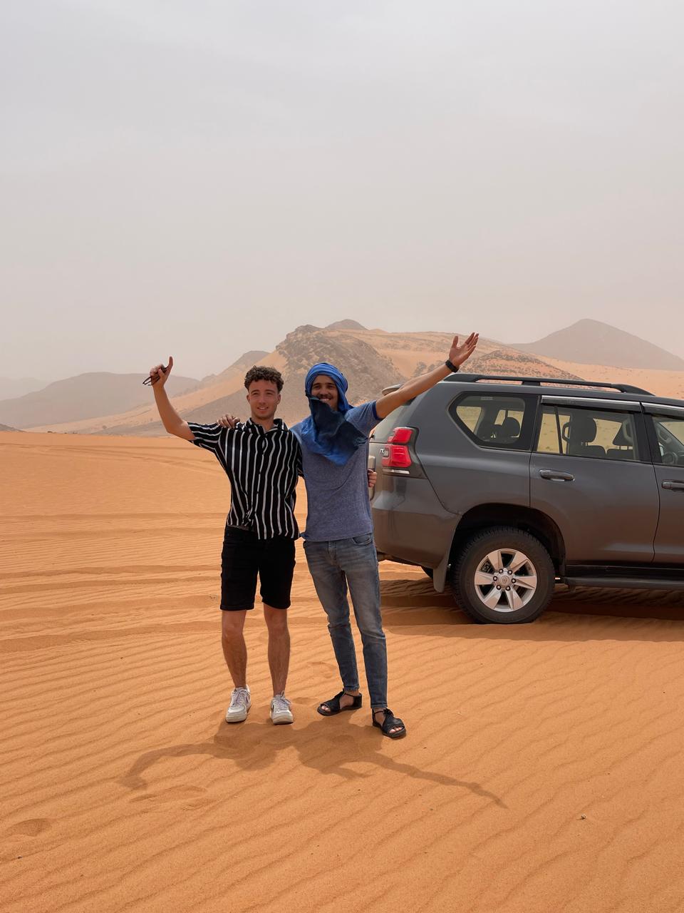 Desert adventure with our guide