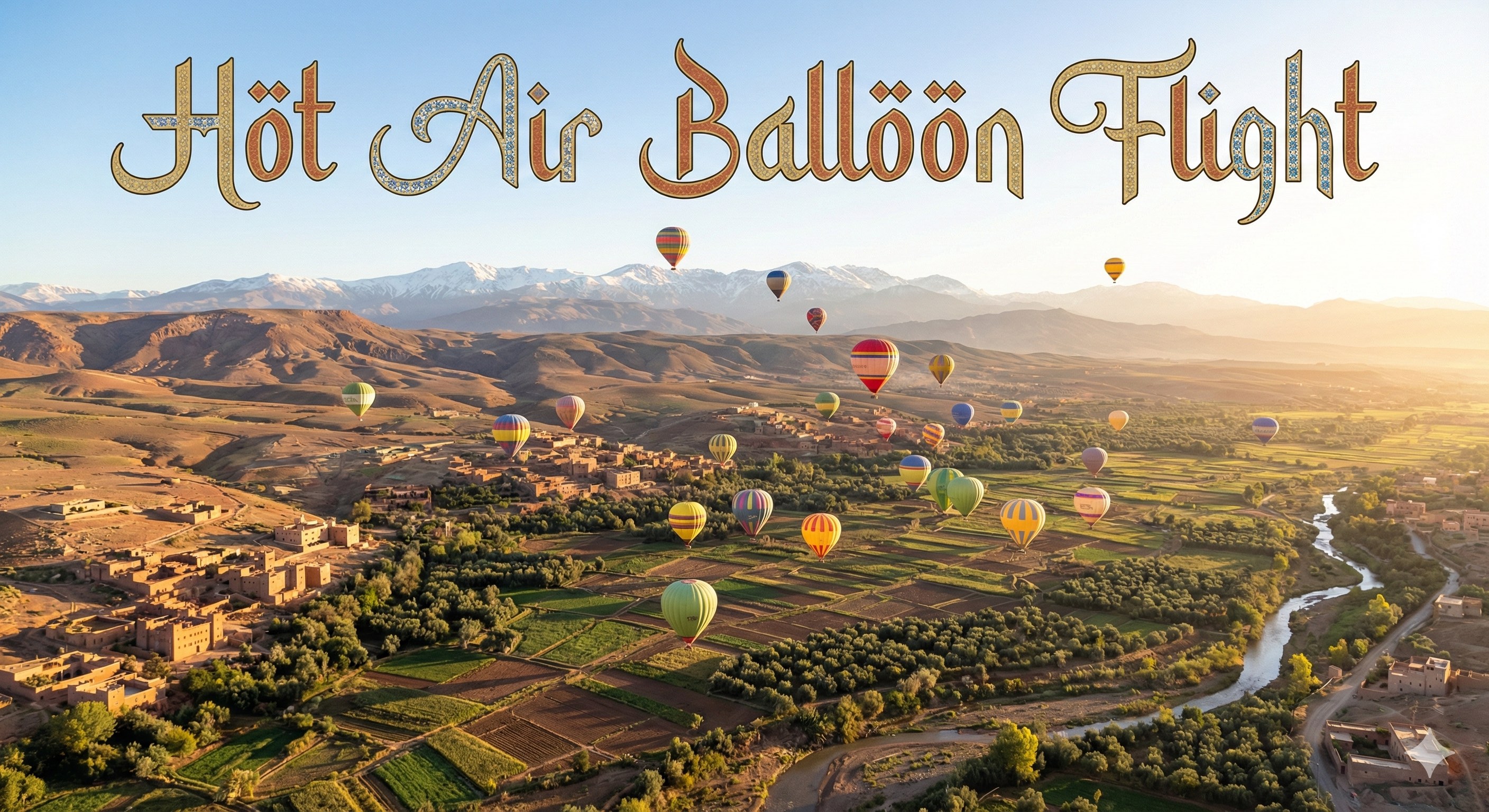 Hot Air Balloon Flight over Marrakech with Breakfast